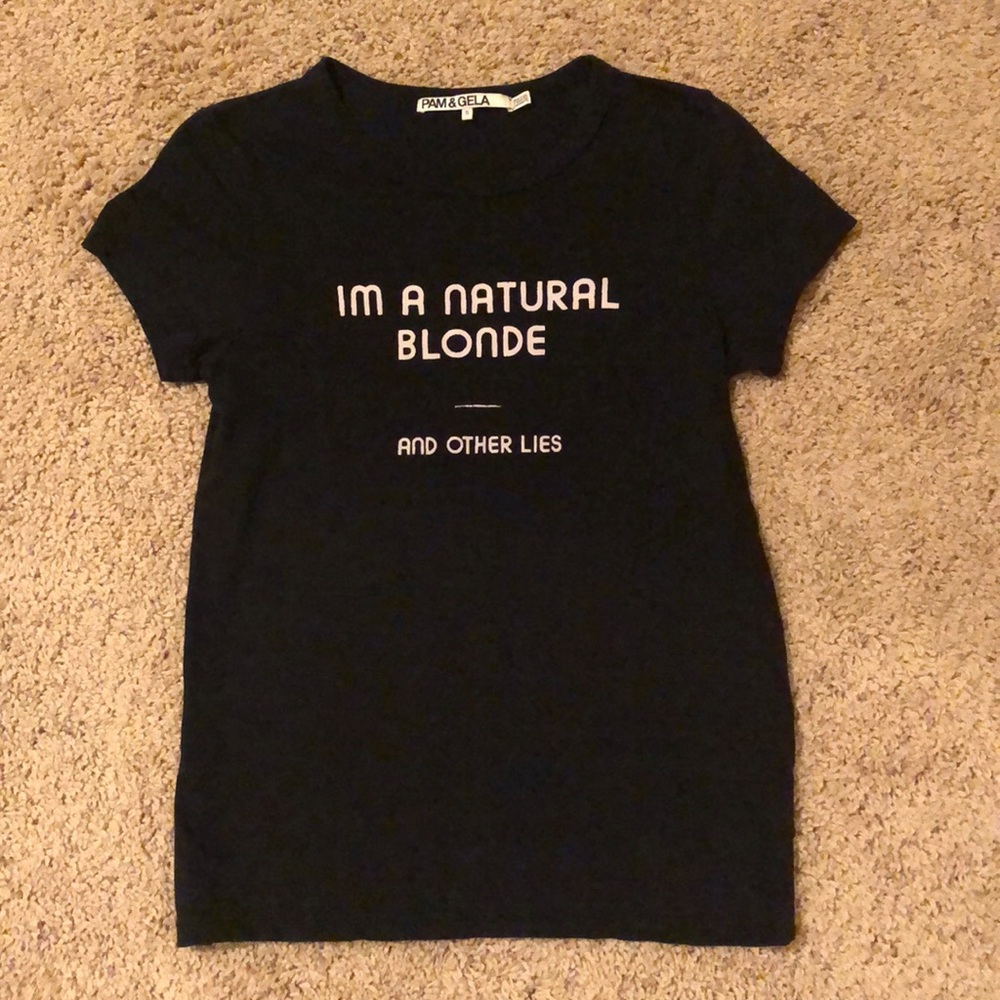 Pam & Gela Black Tee